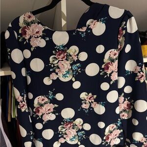 Floral Polka Dot Dress